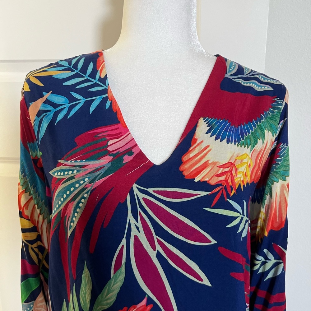 NWOT Farm Rio Anthropologie Kaia Top XS - Picture 6 of 12